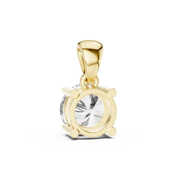 Golden_Timeless_Brilliance_Solitaire_Diamond_Gold_Pendant_For_Women_|_92.5_Sterling_Silver
