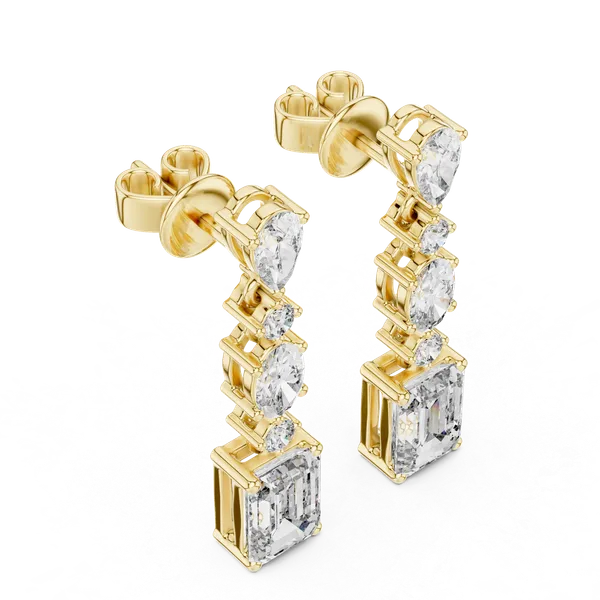 Golden_Zeenat_Emerald_Cascade_Drop_Earrings_For_Women_|_92.5_Sterling_Silver