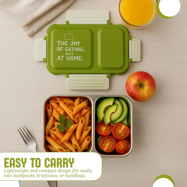 Two_Compartment_Stainless_Steel_Lunch_Box_|_Tiffin_Box_For_School_&_Work_|_Bpa_Free,_Food_Grade_Ideal_For_School,_Picnic,_Office_&_Outdoor_(Green)