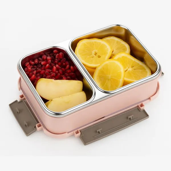 Two_Compartment_Stainless_Steel_Lunch_Box_|_Tiffin_Box_For_School_&_Work_|_Bpa_Free,_Food_Grade_Ideal_For_School,_Picnic,_Office_&_Outdoor_(Peach)