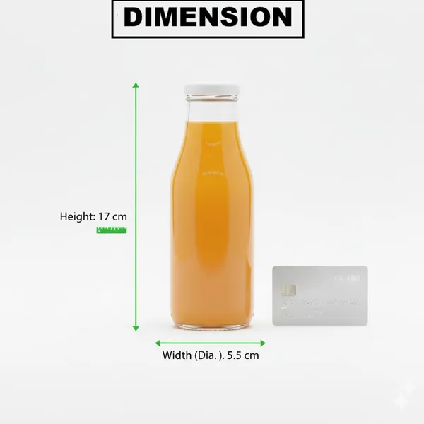 Set_Of_3_Glass_Water_Bottle_For_Milk_|Juice|_Shakes_With_Rust_Proof_Airtight_White_Metal_Cap_Reusable_&_Bpa_Free_|_300_Ml