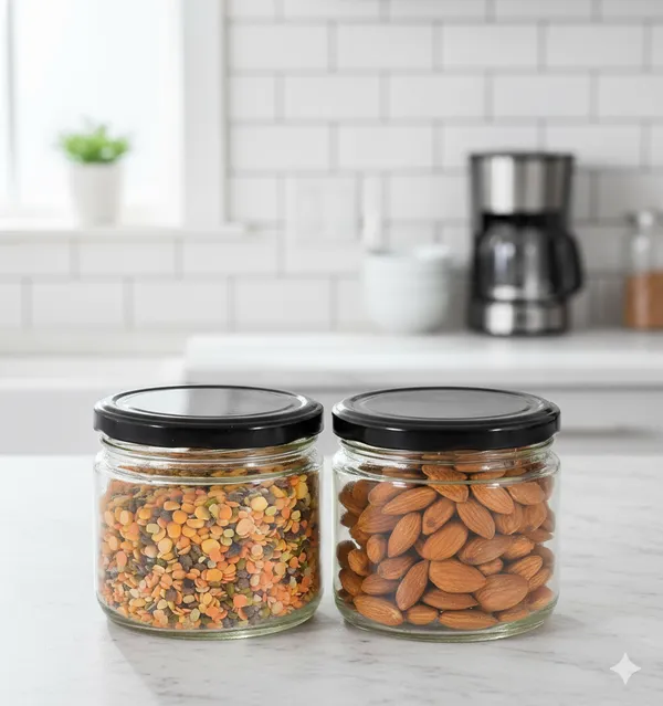 Pack_Of_2_Round_Glass_Jar_For_Kitchen_Container_For_Storage_AirtightWith_Leak_Proof_Air_Tight_Metal_Lid