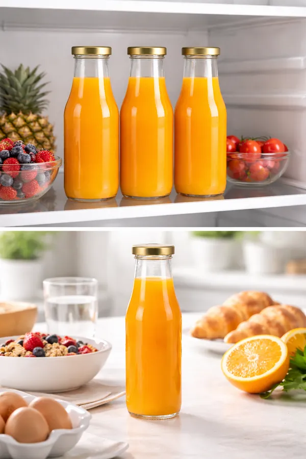 Set_Of_3_Glass_Water_Bottle_For_Milk_|Juice|_Shakes_With_Rust_Proof_Airtight_Gold_Metal_Cap_Reusable_&_Bpa_Free_|300_Ml