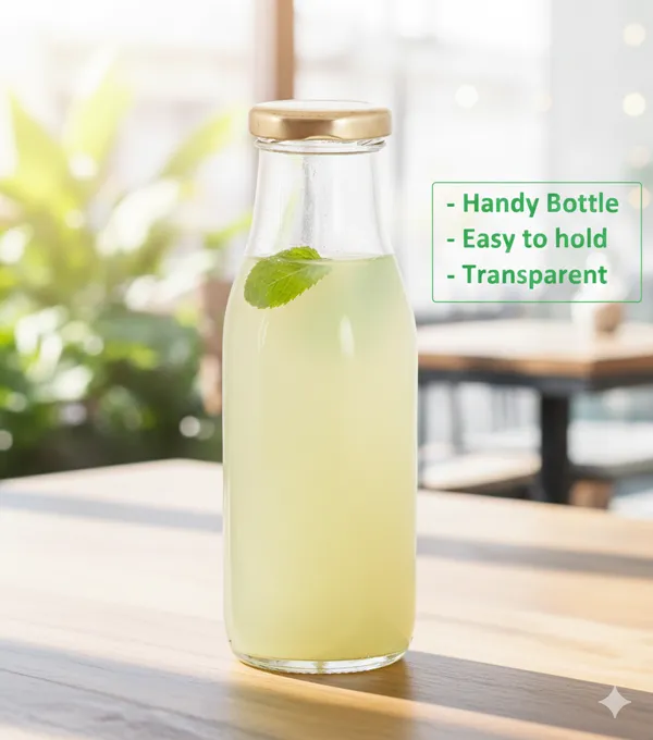 Set_Of_12_Glass_Water_Bottle_For_Milk_|Juice|_Shakes_With_Rust_Proof_Airtight_Gold_Metal_Cap_Reusable_&_Bpa_Free_|300_Ml
