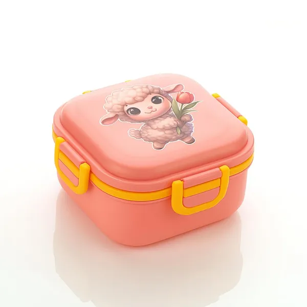 3_Compartment_Lunch_Box_For_Kids_|_Bpa-Free_Plastic_|_800_Ml_|_Leak-Proof_With_Fork_&_Spoon_|_Food_Grade_Tiffin_For_School,_Picnic_&_Outdoor_Use_(Random_Color)