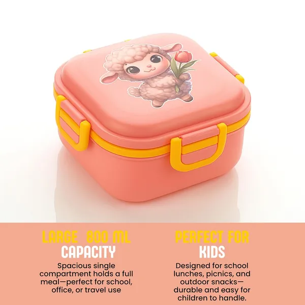 3_Compartment_Lunch_Box_For_Kids_|_Bpa-Free_Plastic_|_800_Ml_|_Leak-Proof_With_Fork_&_Spoon_|_Food_Grade_Tiffin_For_School,_Picnic_&_Outdoor_Use_(Random_Color)