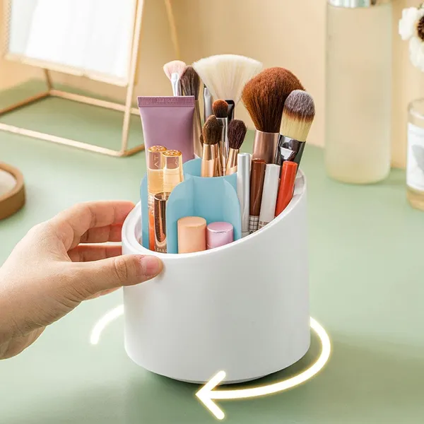 Pack_Of_1_Round_Makeup_Brush_Holder360_Rotating_Cosmetics_Make_Up_Brush_Organizer_Storage_With_Lid_For_Vanity_Dustproof