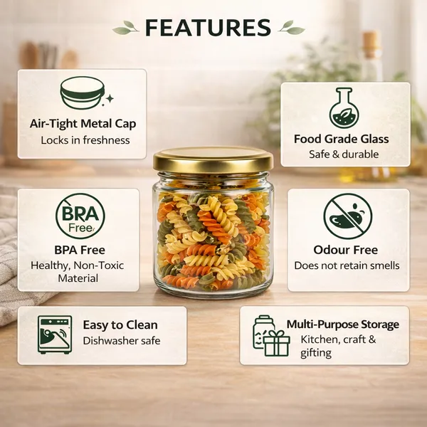 Pack_Of_8_Round_Glass_Jar_For_Kitchen_Container_For_Storage_AirtightWith_Leak_Proof_Air_Tight_Metal_Lid