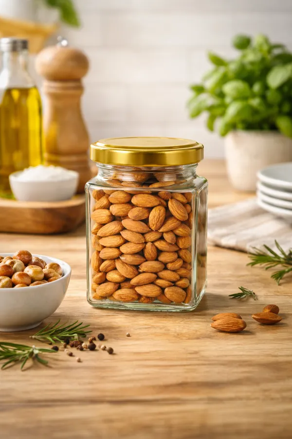 Pack_Of_3_Square_Kitchen_Storage_Glass_Jar_Container_With_Airtight_Lid_250_MlGold