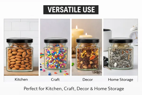 Pack_Of_6_Square_Kitchen_Storage_Glass_Jar_Container_With_Airtight_Lid_Black_250_Ml