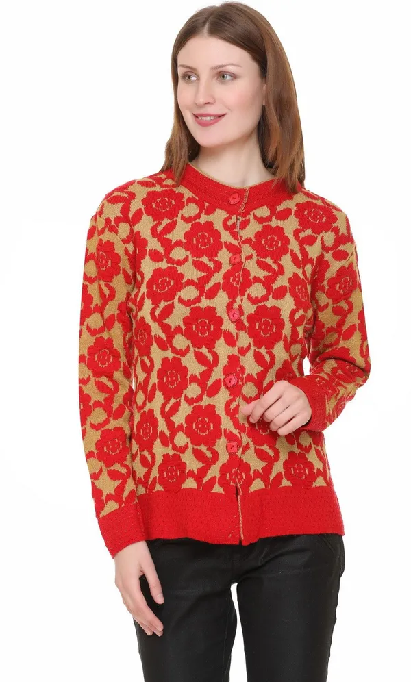 Multicolor_Acrylic_Blend_Regular_Casual_Sweater_For_Women