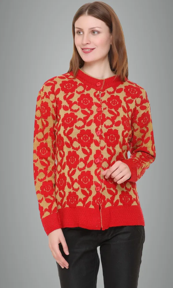 Multicolor_Acrylic_Blend_Regular_Casual_Sweater_For_Women