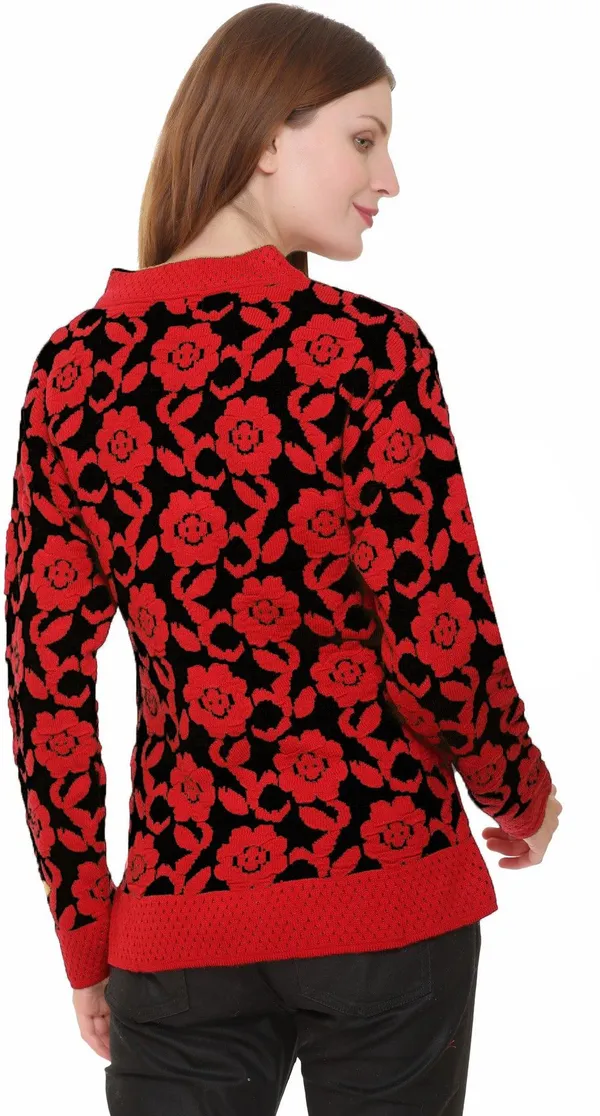 Red_Acrylic_Blend_Regular_Casual_Sweater_For_Women