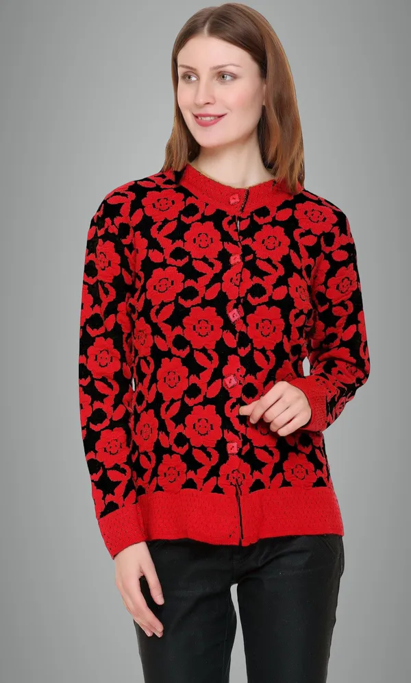 Red_Acrylic_Blend_Regular_Casual_Sweater_For_Women