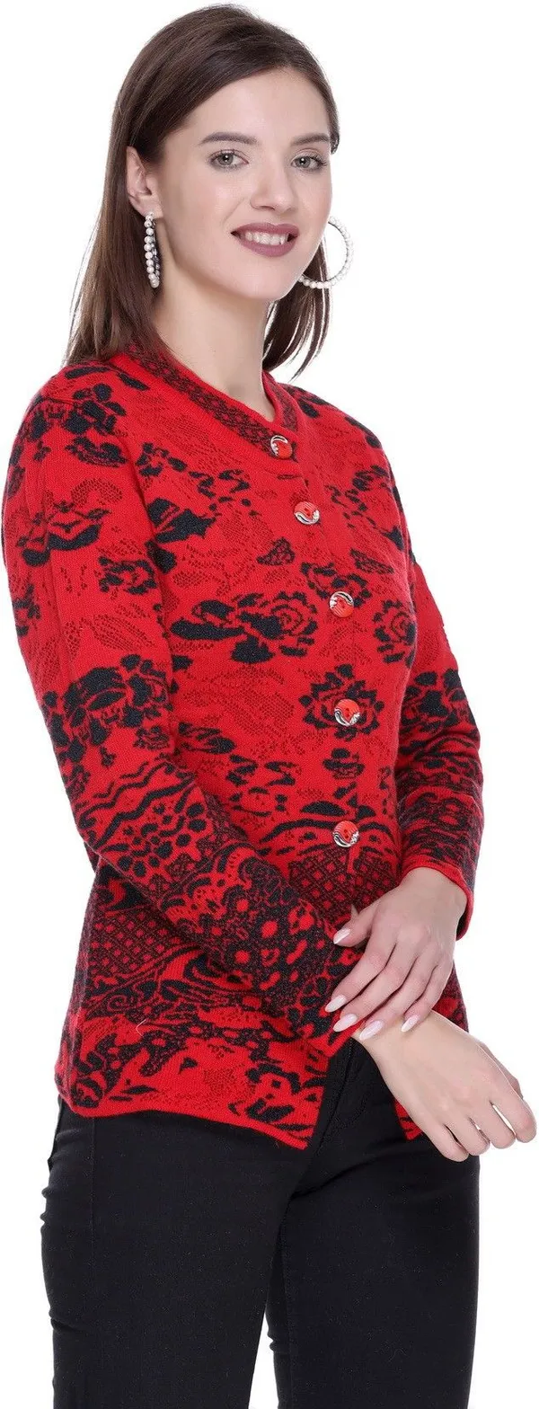 Red_Acrylic_Blend_Regular_Casual_Sweater_For_Women