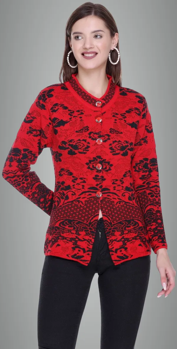 Red_Acrylic_Blend_Regular_Casual_Sweater_For_Women