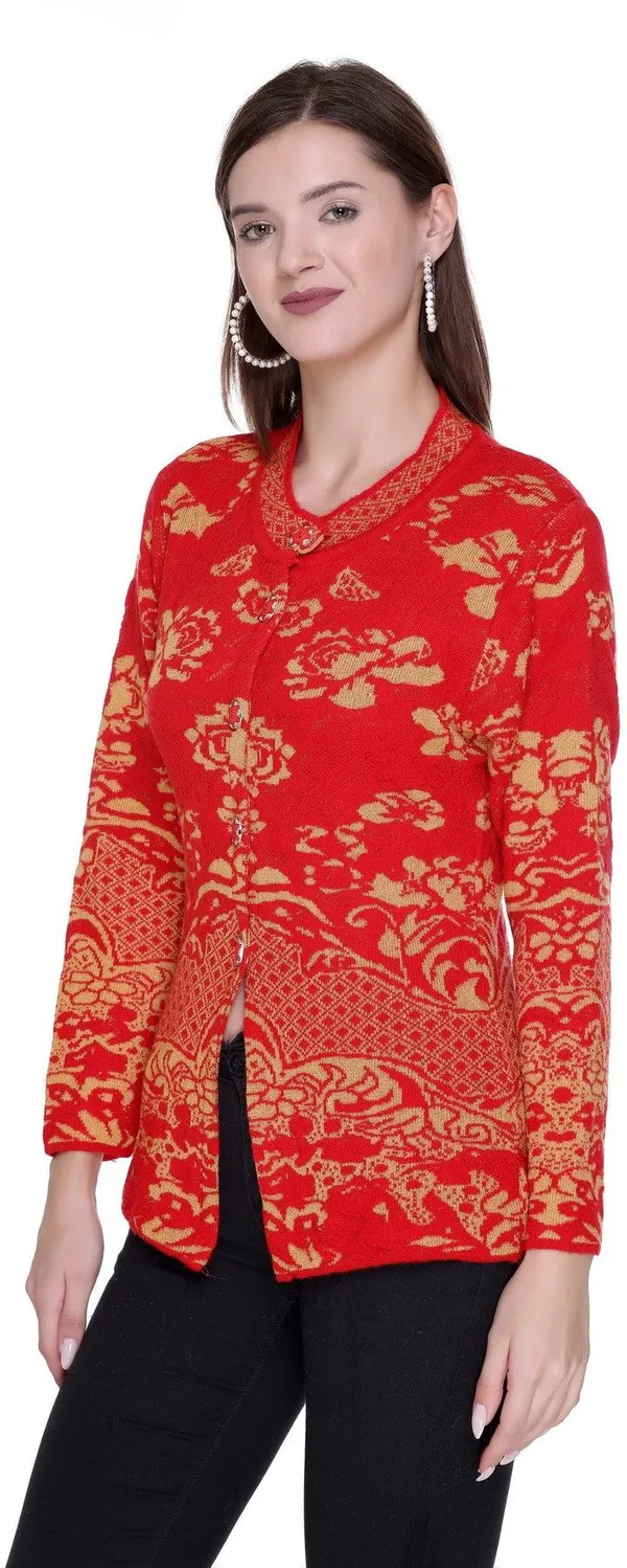 Red_Acrylic_Blend_Regular_Casual_Sweater_For_Women