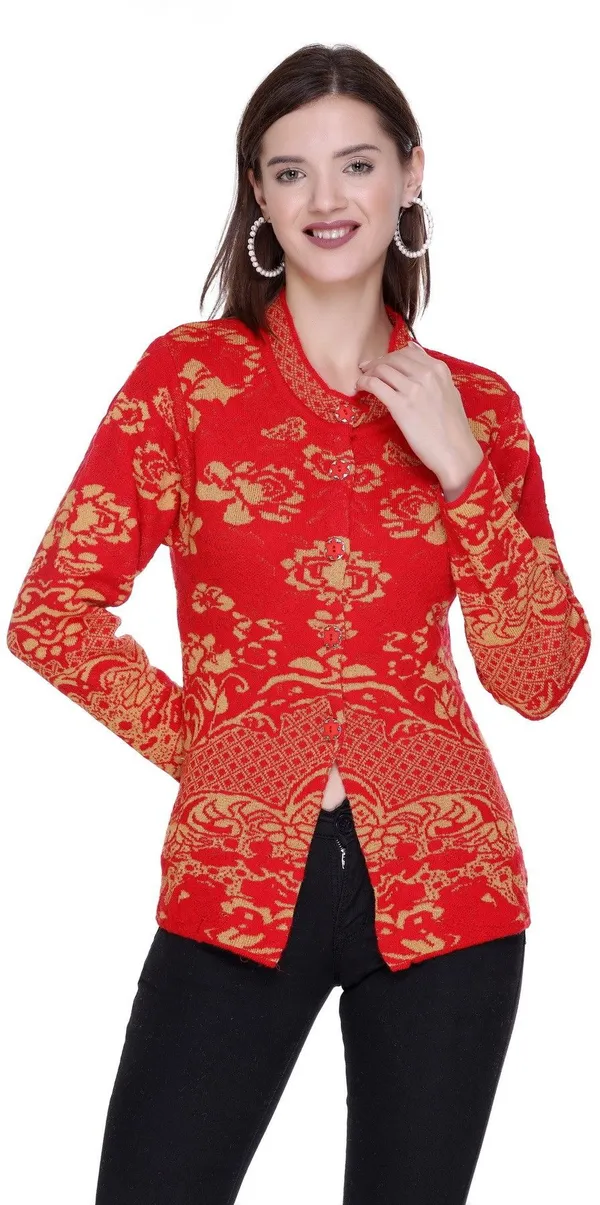 Red_Acrylic_Blend_Regular_Casual_Sweater_For_Women