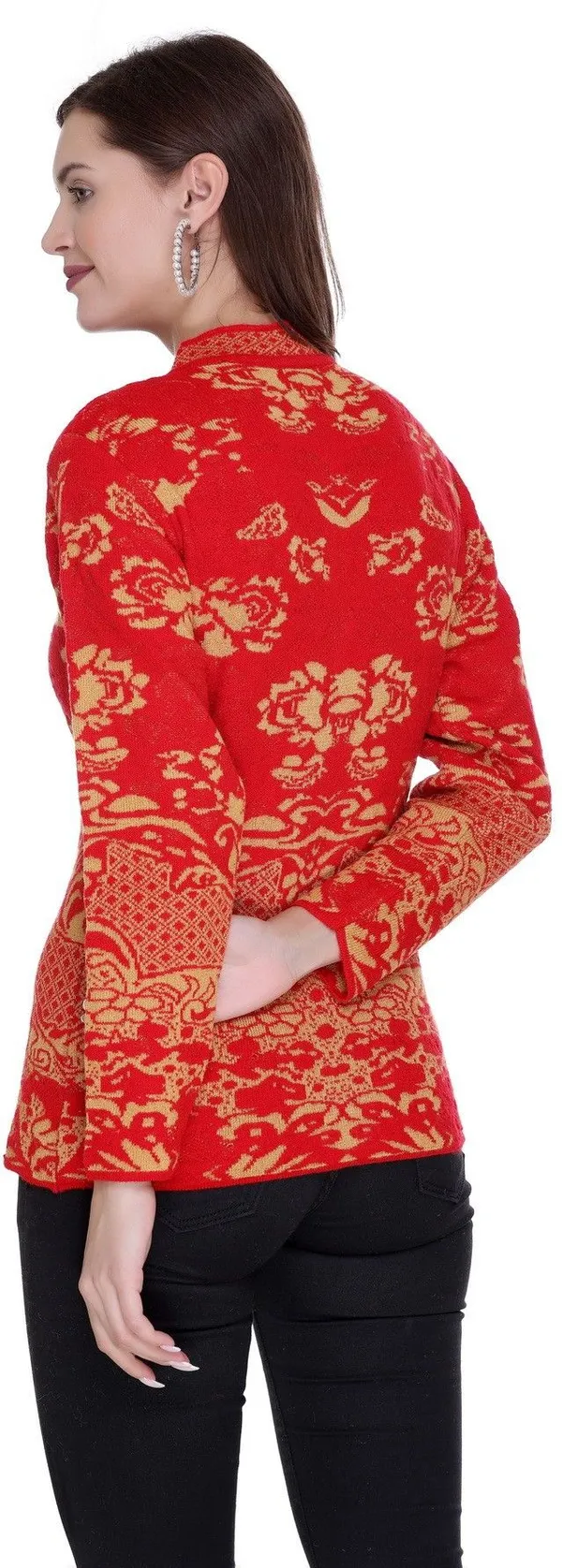 Red_Acrylic_Blend_Regular_Casual_Sweater_For_Women