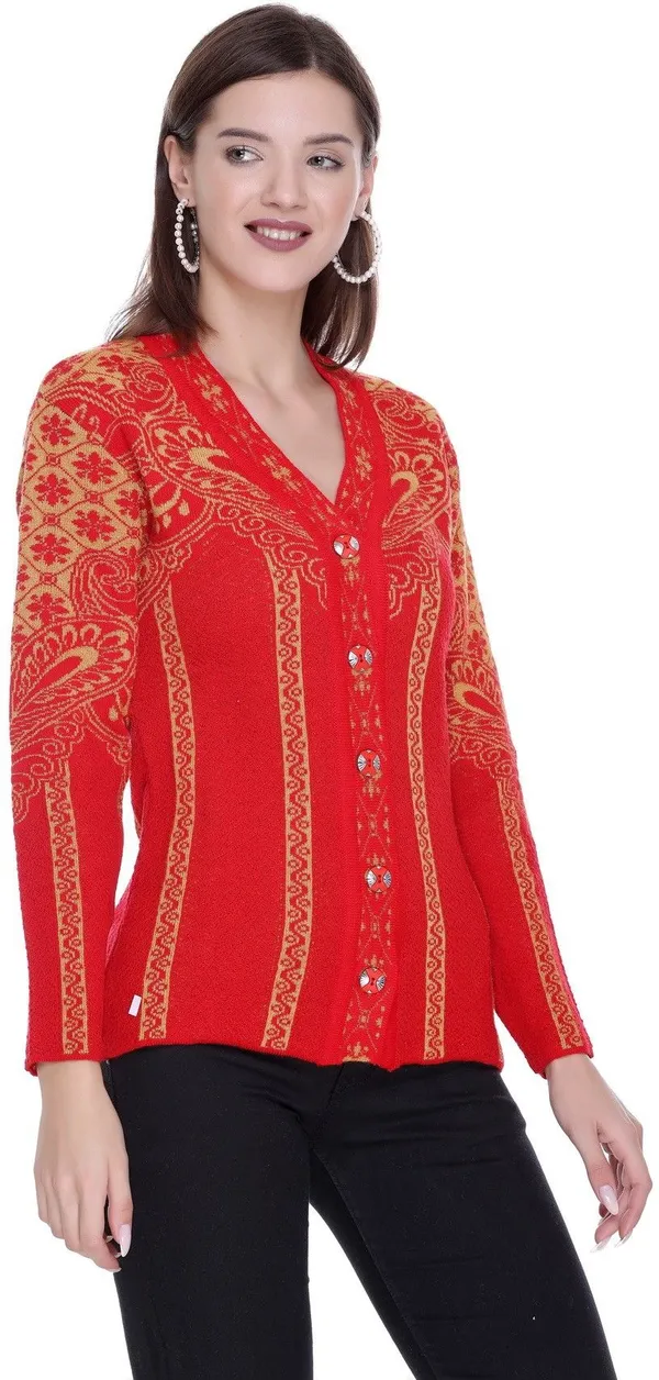 Red_Acrylic_Blend_Regular_Casual_Sweater_For_Women