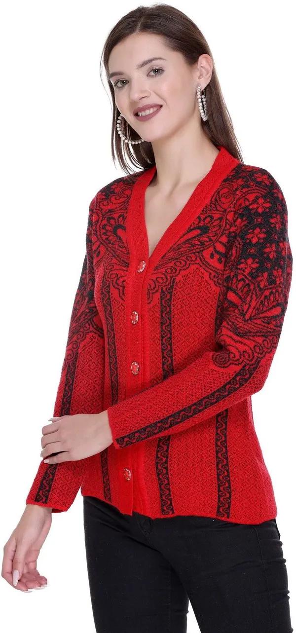 Red_Acrylic_Blend_Regular_Casual_Sweater_For_Women