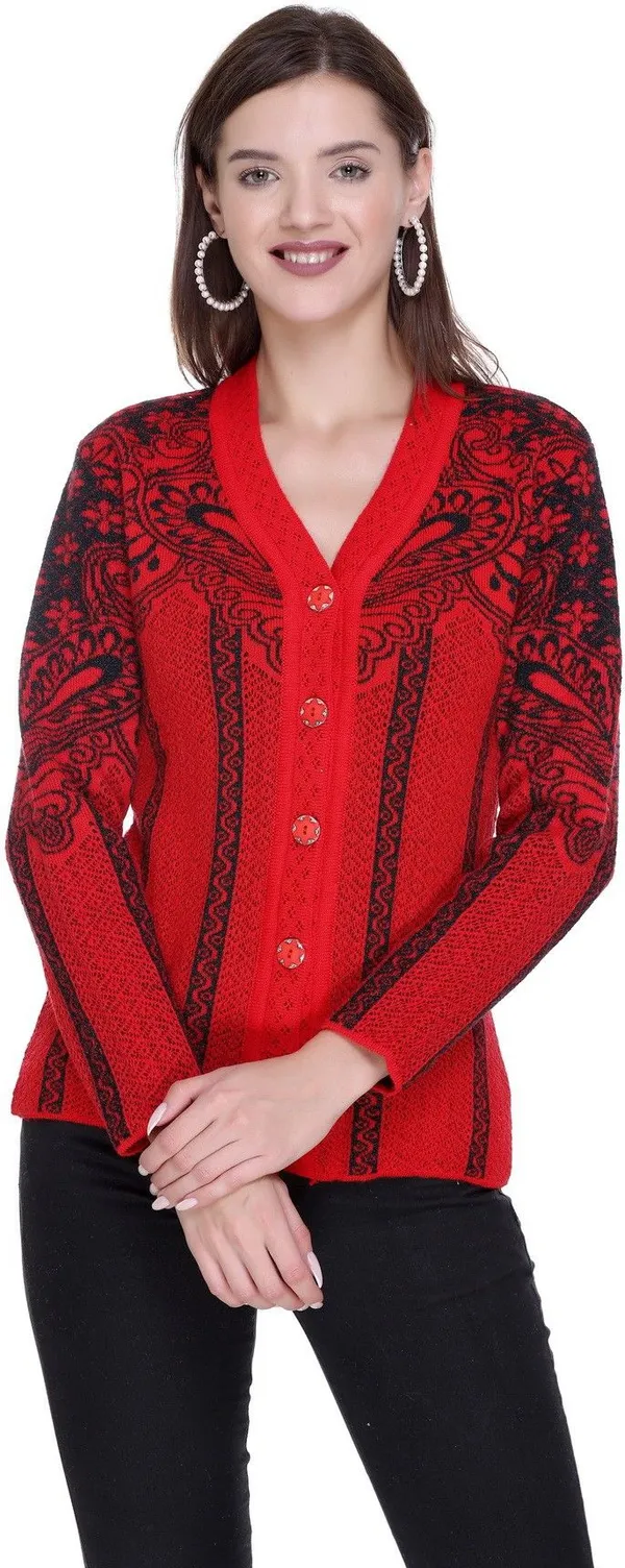 Red_Acrylic_Blend_Regular_Casual_Sweater_For_Women