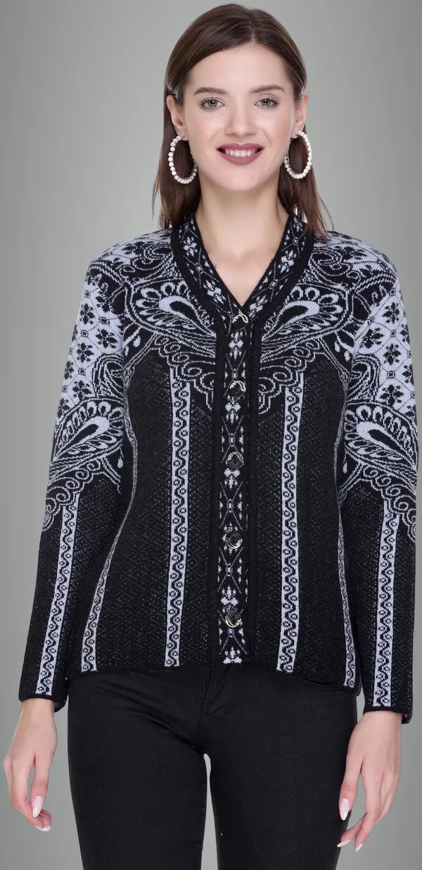 Black_Acrylic_Blend_Regular_Casual_Sweater_For_Women