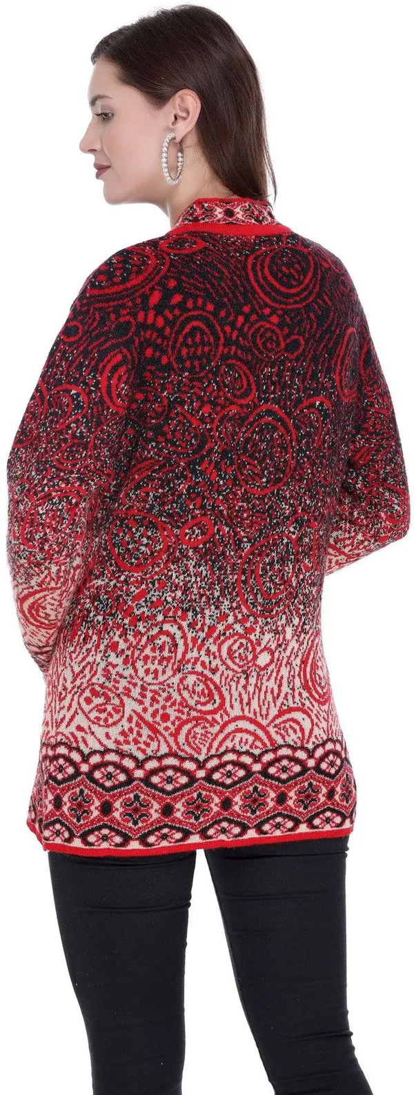 Red_Acrylic_Blend_Regular_Casual_Sweater_For_Women