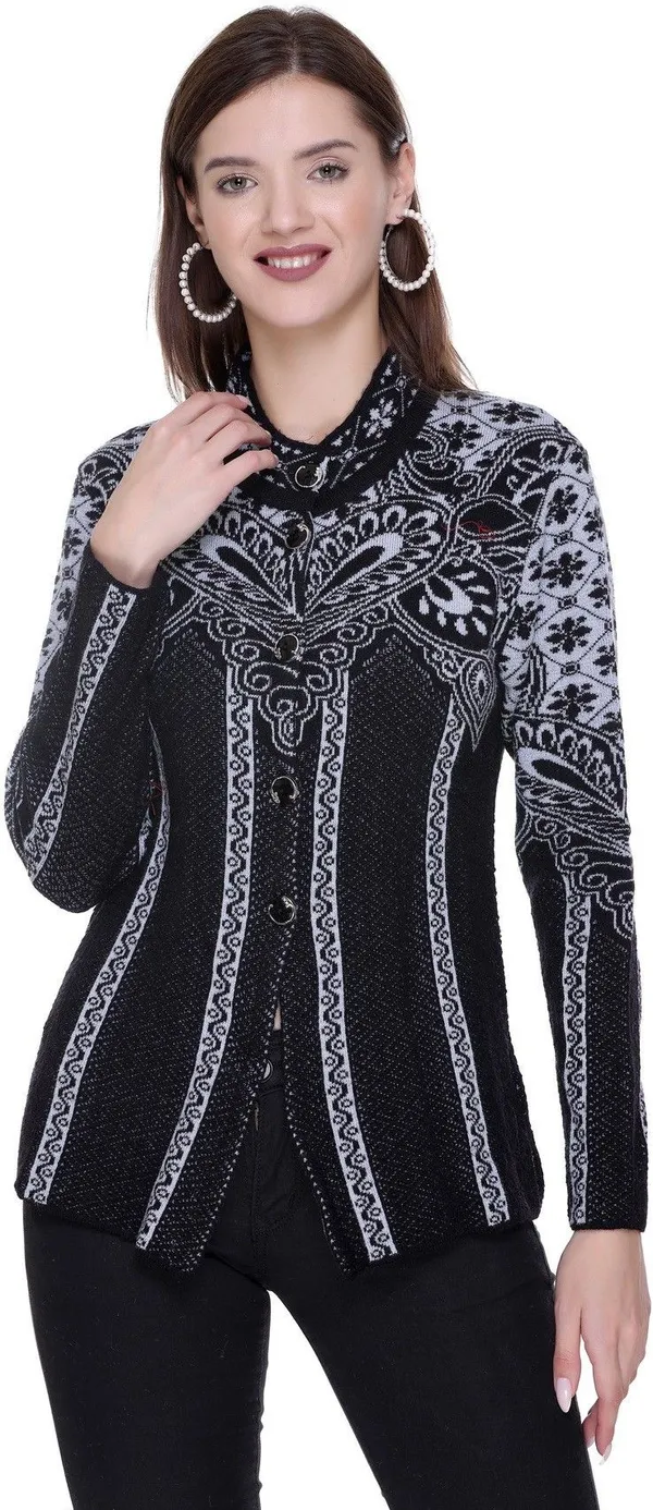 Black_Acrylic_Blend_Regular_Casual_Sweater_For_Women