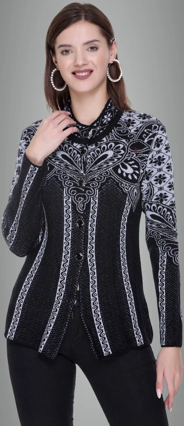 Black_Acrylic_Blend_Regular_Casual_Sweater_For_Women