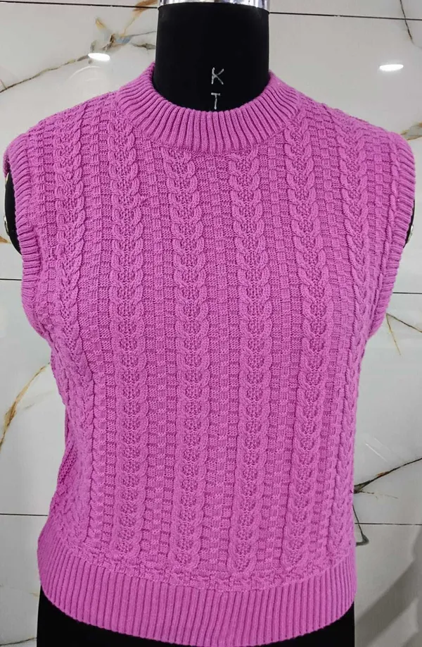 Pink_Cotton_Blend_Regular_Casual_Sweater_For_Women