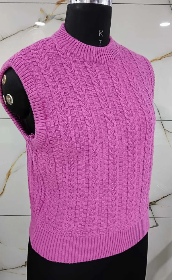 Pink_Cotton_Blend_Regular_Casual_Sweater_For_Women