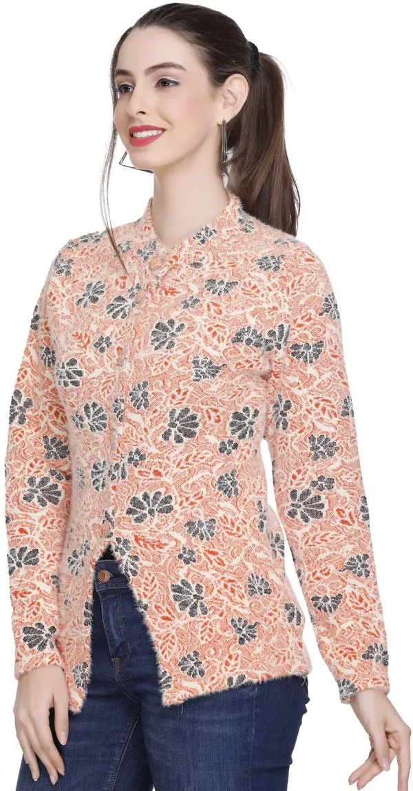 Multicolor_Acrylic_Blend_Regular_Casual_Sweater_For_Women