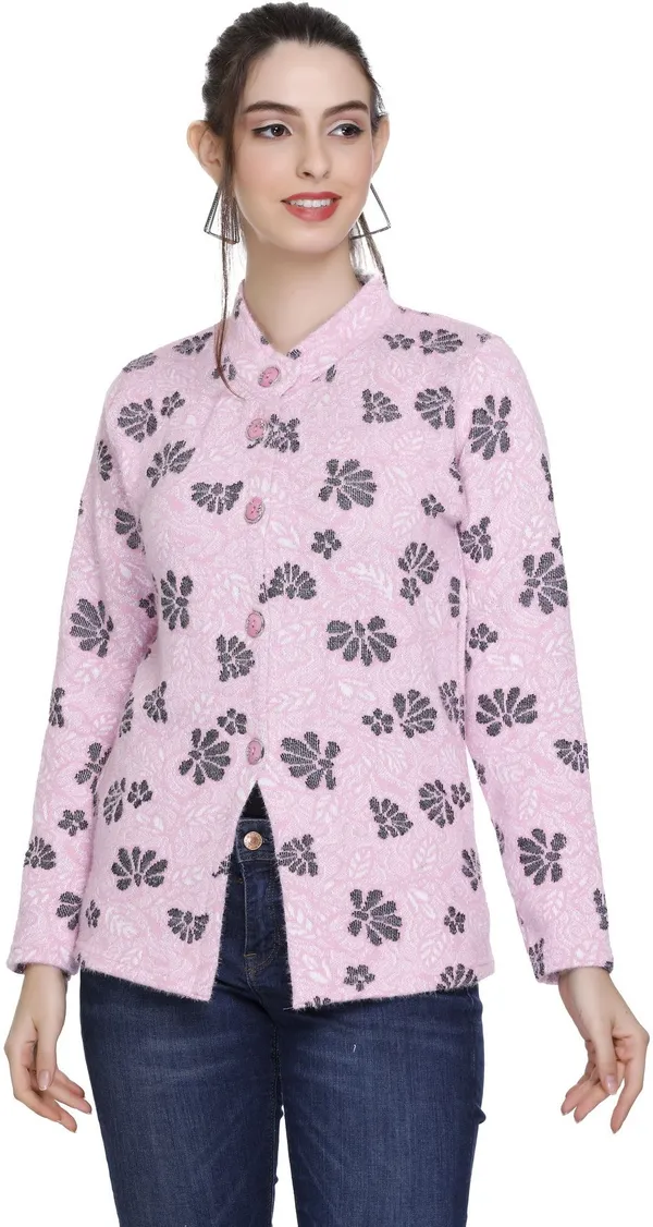 Pink_Acrylic_Blend_Regular_Casual_Sweater_For_Women