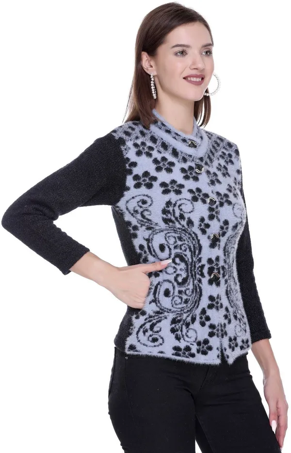 Black_Acrylic_Blend_Regular_Casual_Sweater_For_Women