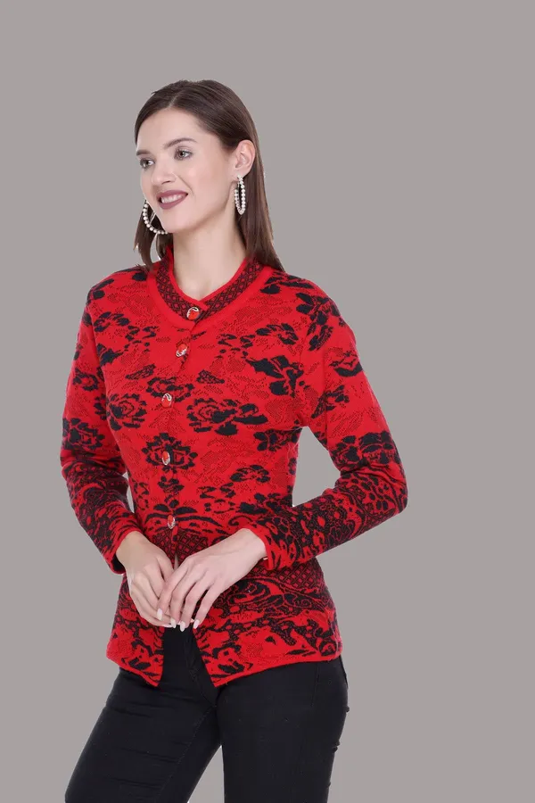 Red_Acrylic_Blend_Regular_Casual_Sweater_For_Women