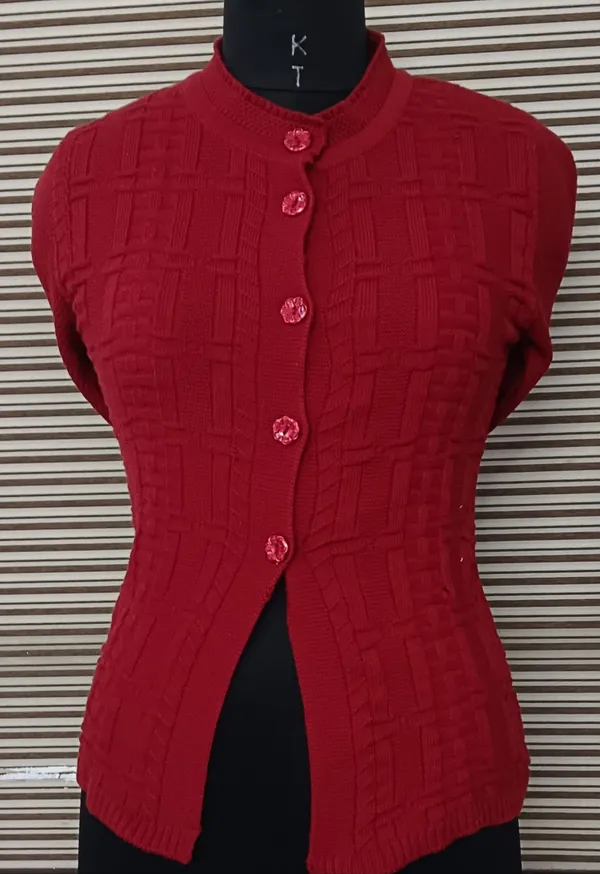 Maroon_Cotton_Blend_Regular_Casual_Sweater_For_Women