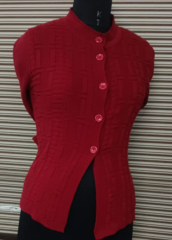 Maroon_Cotton_Blend_Regular_Casual_Sweater_For_Women