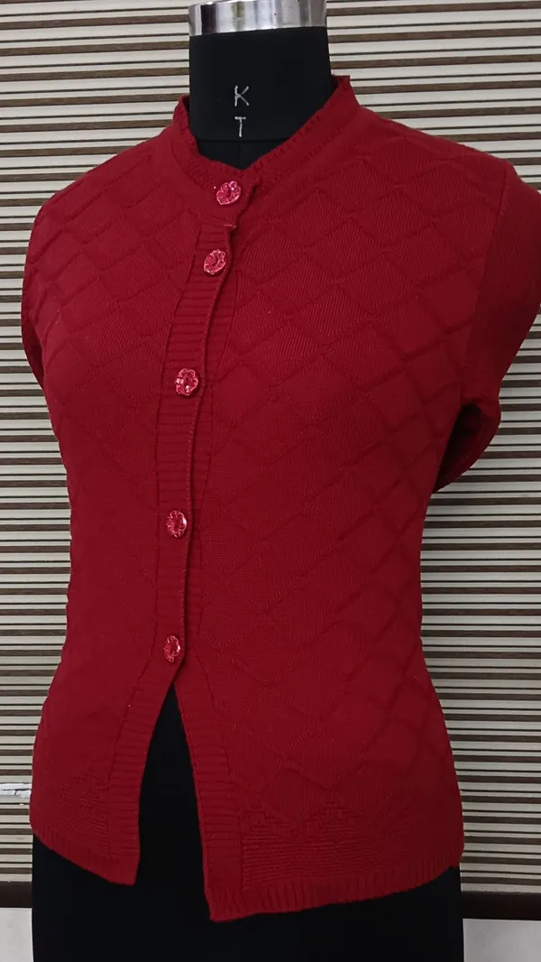 Maroon_Cotton_Blend_Regular_Casual_Sweater_For_Women