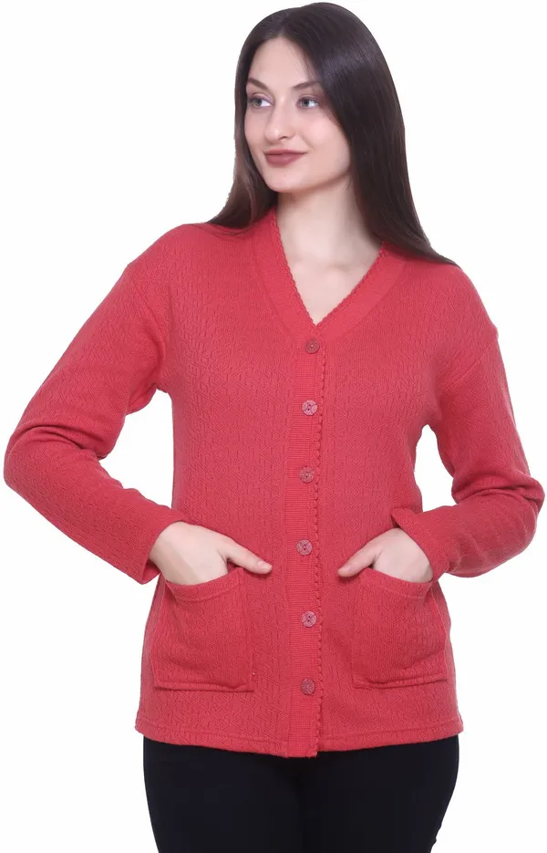 Pink_Cotton_Blend_Regular_Casual_Sweater_For_Women