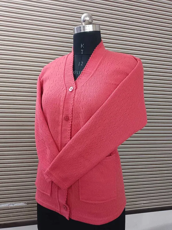 Pink_Acrylic_Blend_Regular_Casual_Sweater_For_Women