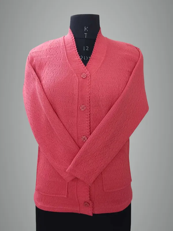 Pink_Acrylic_Blend_Regular_Casual_Sweater_For_Women
