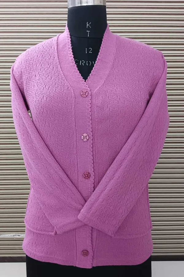 Pink_Acrylic_Blend_Regular_Casual_Sweater_For_Women
