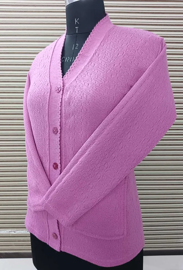Pink_Acrylic_Blend_Regular_Casual_Sweater_For_Women