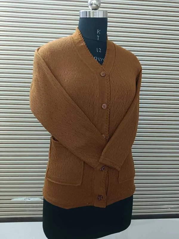 Brown_Acrylic_Blend_Regular_Casual_Sweater_For_Women