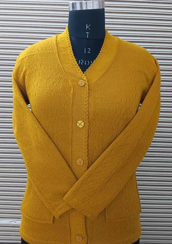 Orange_Acrylic_Blend_Regular_Casual_Sweater_For_Women