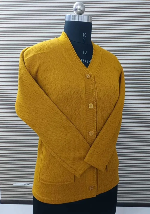 Orange_Acrylic_Blend_Regular_Casual_Sweater_For_Women