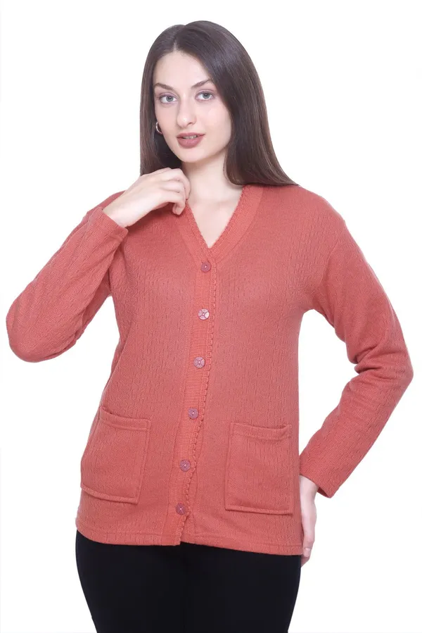 Pink_Cotton_Blend_Regular_Casual_Sweater_For_Women