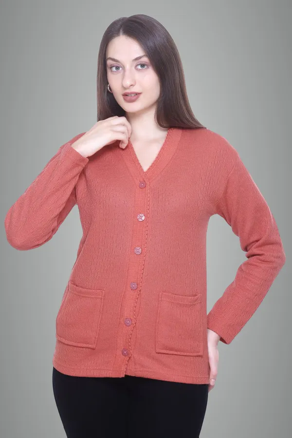 Pink_Cotton_Blend_Regular_Casual_Sweater_For_Women