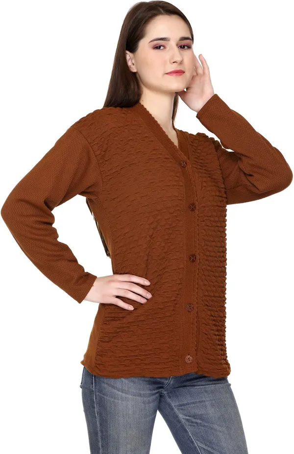 Brown_Acrylic_Blend_Regular_Casual_Sweater_For_Women